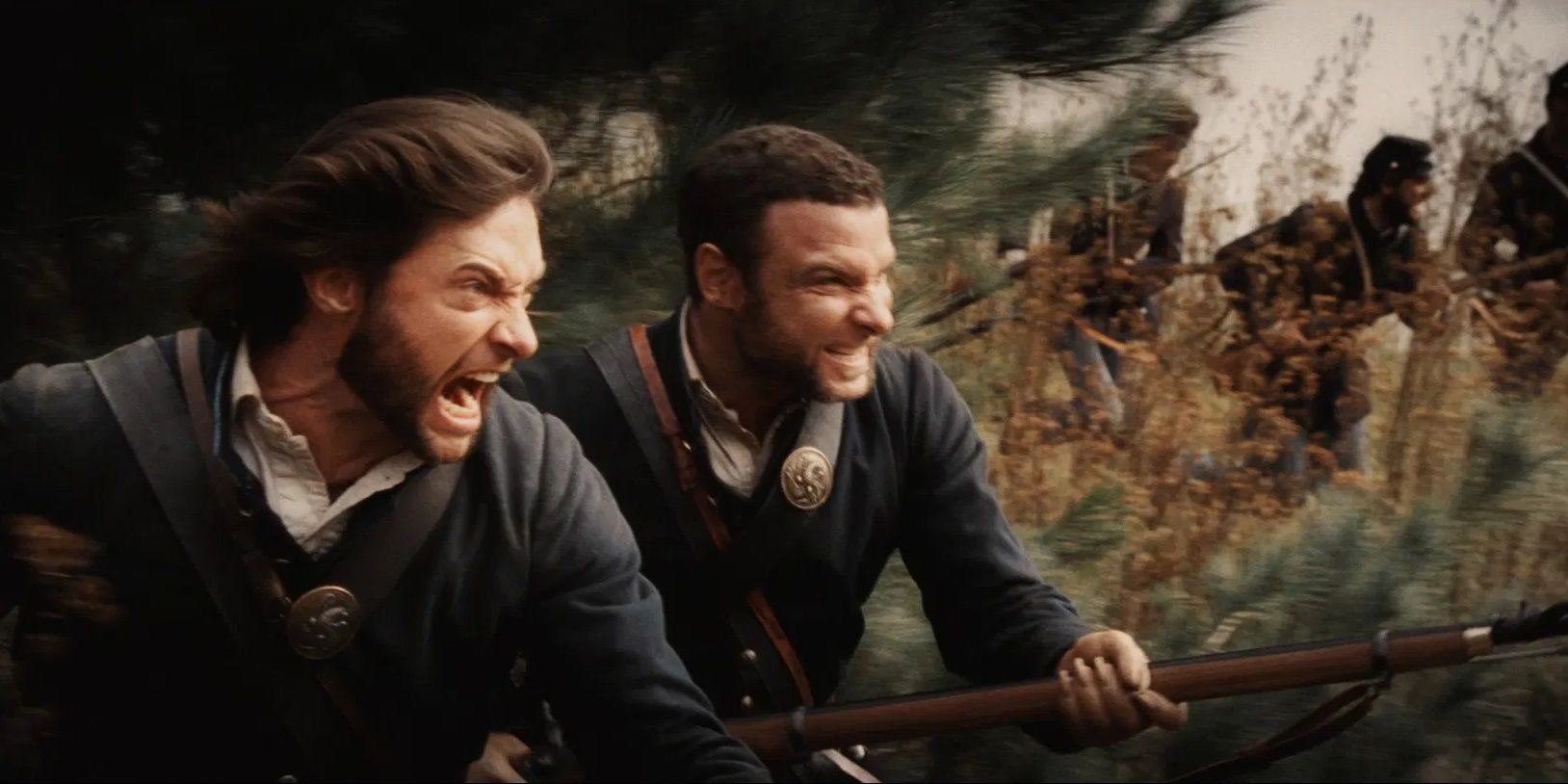Wolverine and Victor in the Civil War in X-Men Origins Wolverine