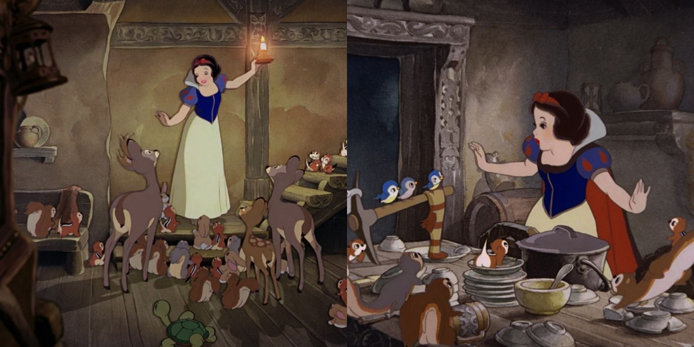 Woodcarvings In The Cottage Of The Seven Dwarfs
