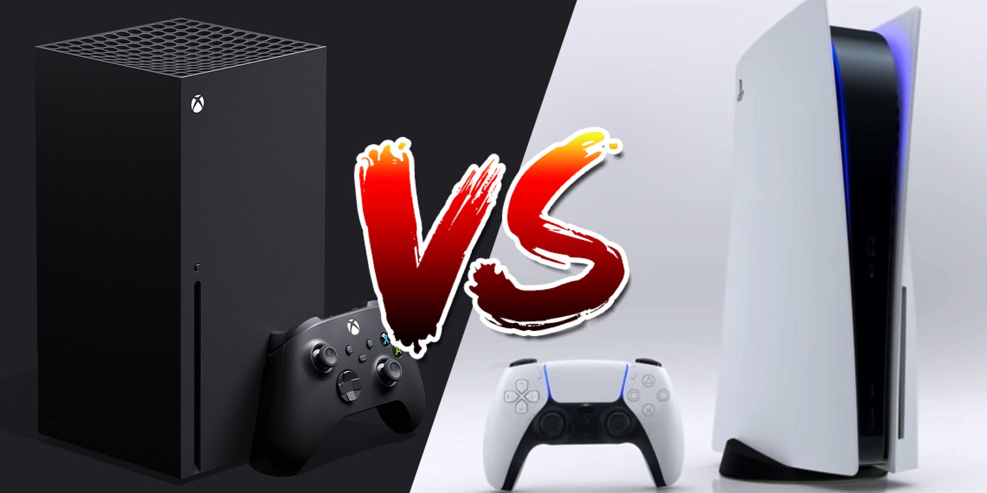The Xbox Series X versus the PlayStation 5.