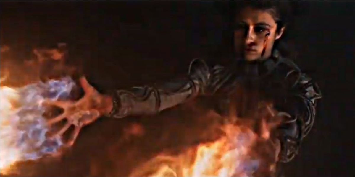 Yennefer torches the army