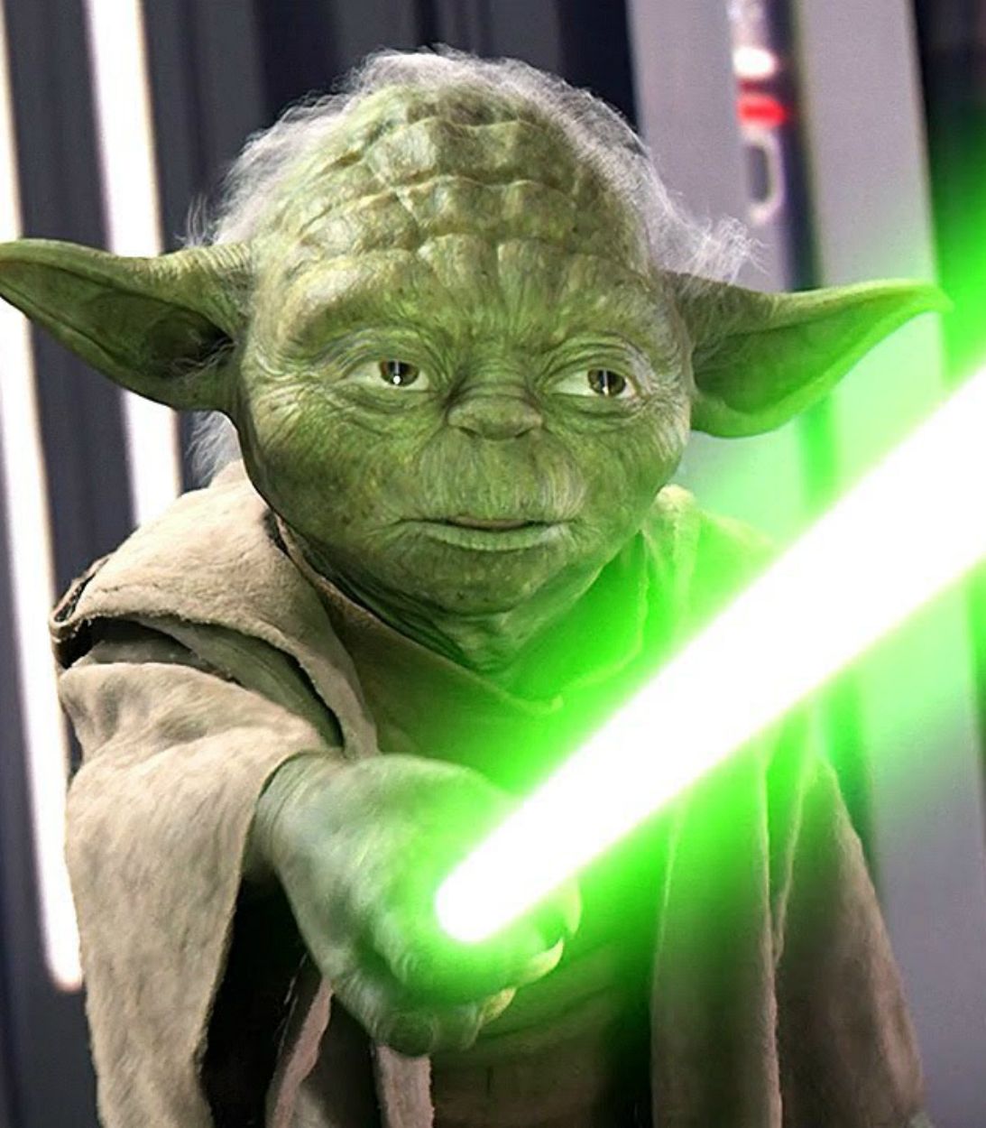 Yoda in Star Wars Episode III Revenge of the Sith Vertical