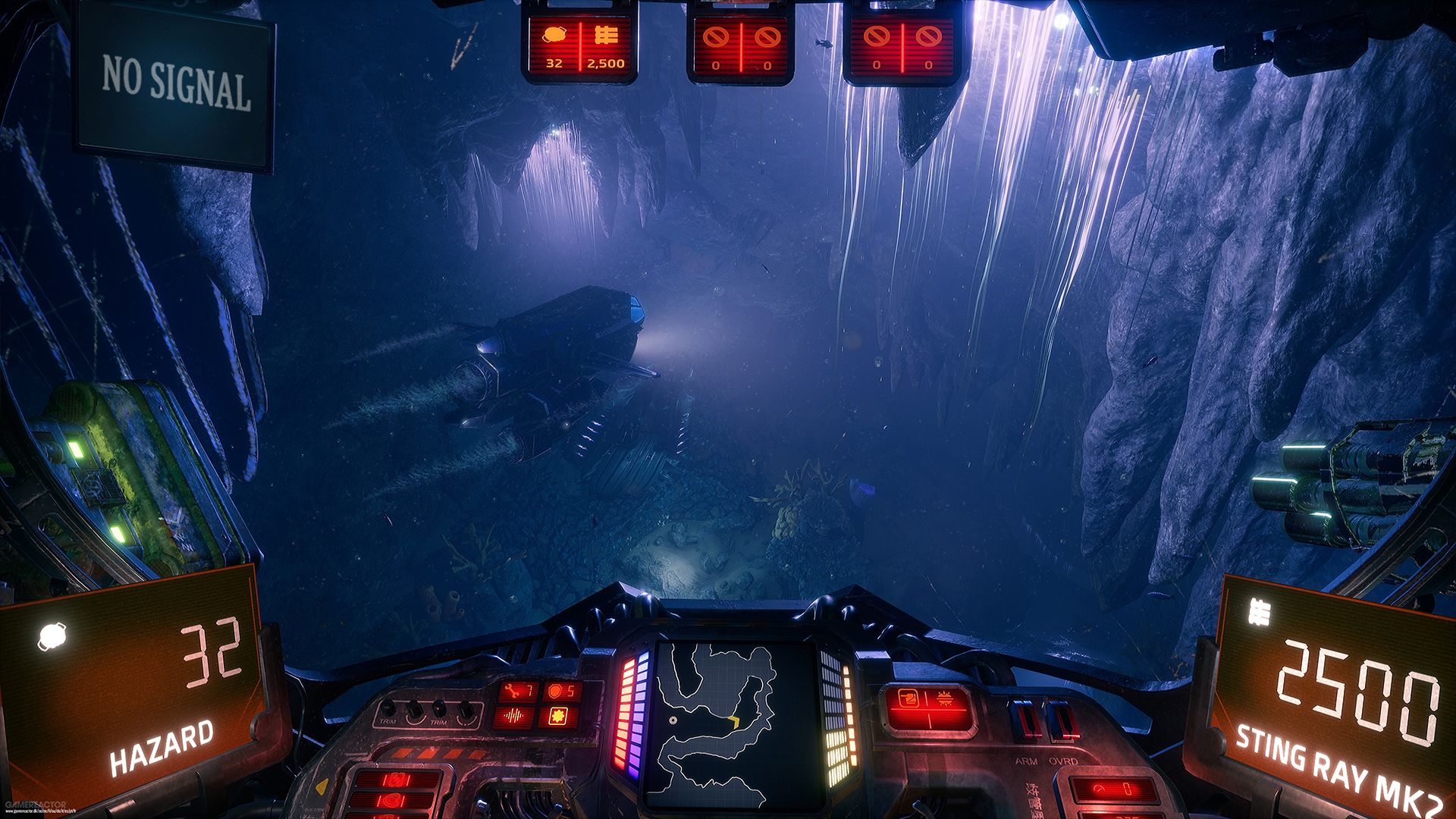 aquanox deep descent underwater cave
