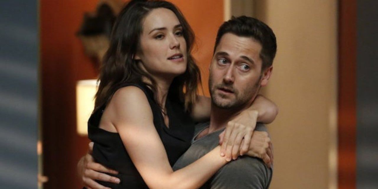 Meghan Boone and Ryan Eggold in The Blacklist