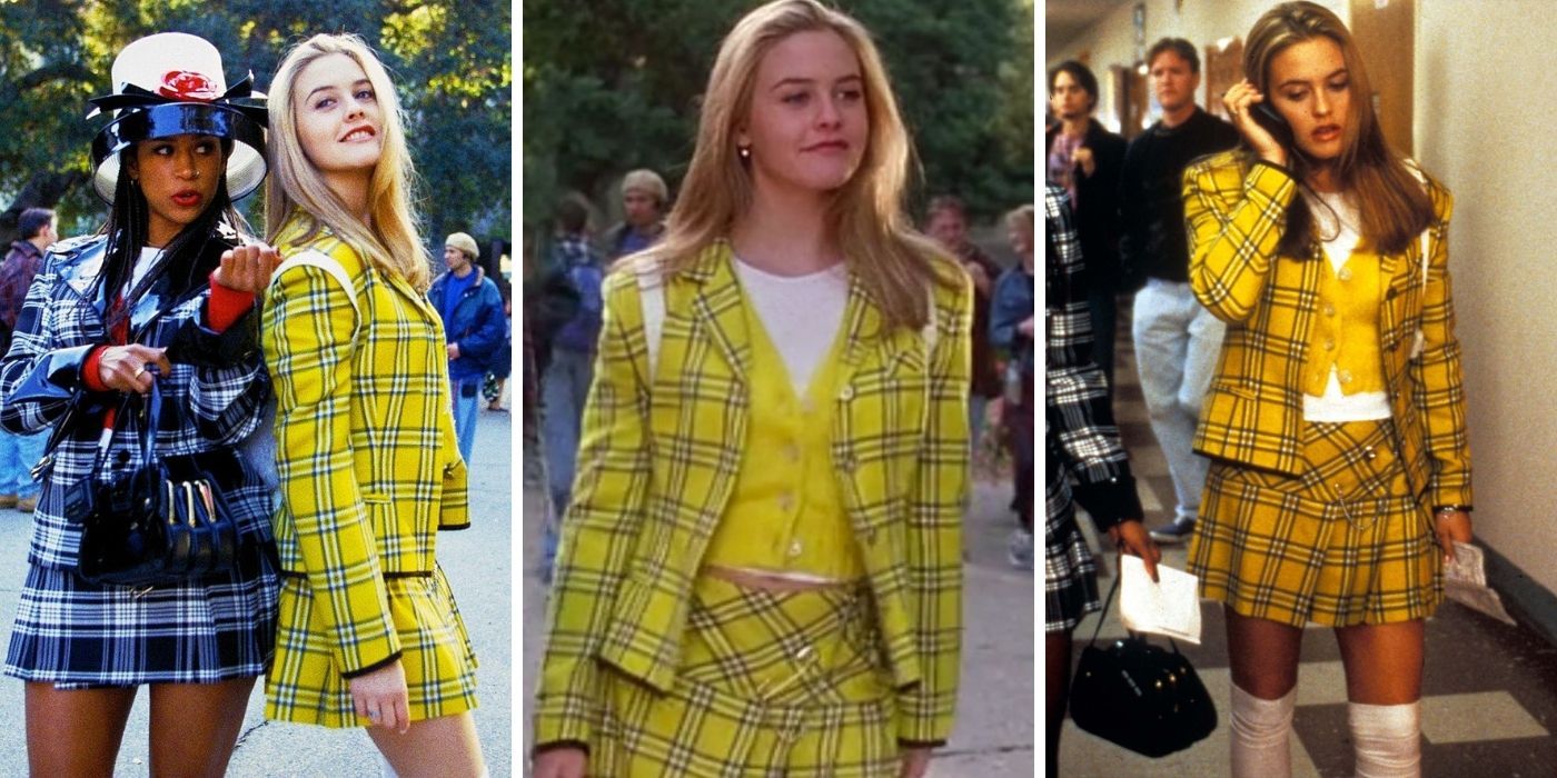 chers plaid outfit in clueless