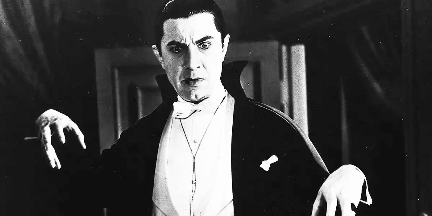 Bela Lugosi poses as Dracula