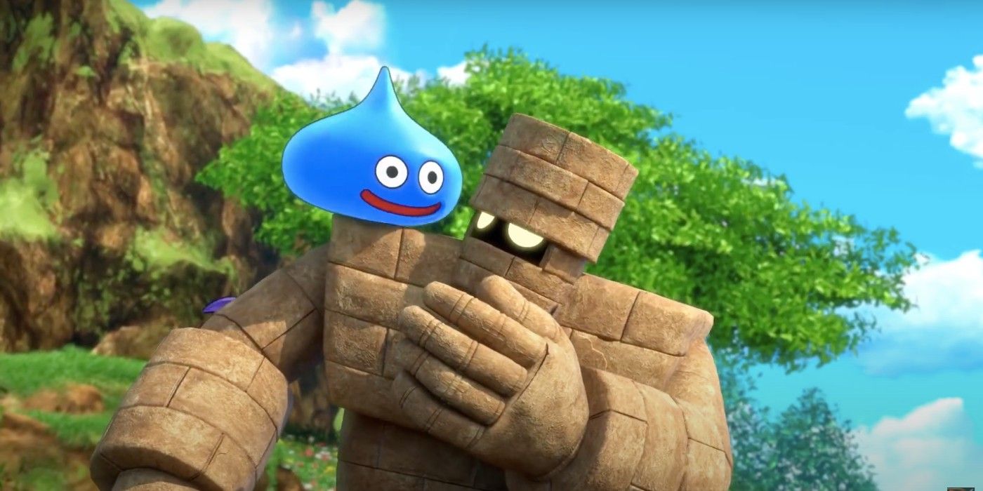 dragon quest tact golem and slime