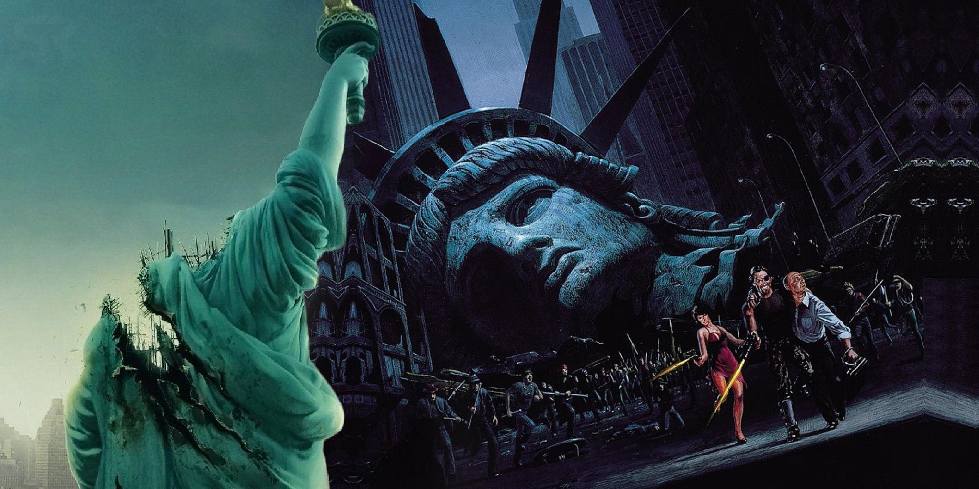 escape from new york cloverfield statue of liberty