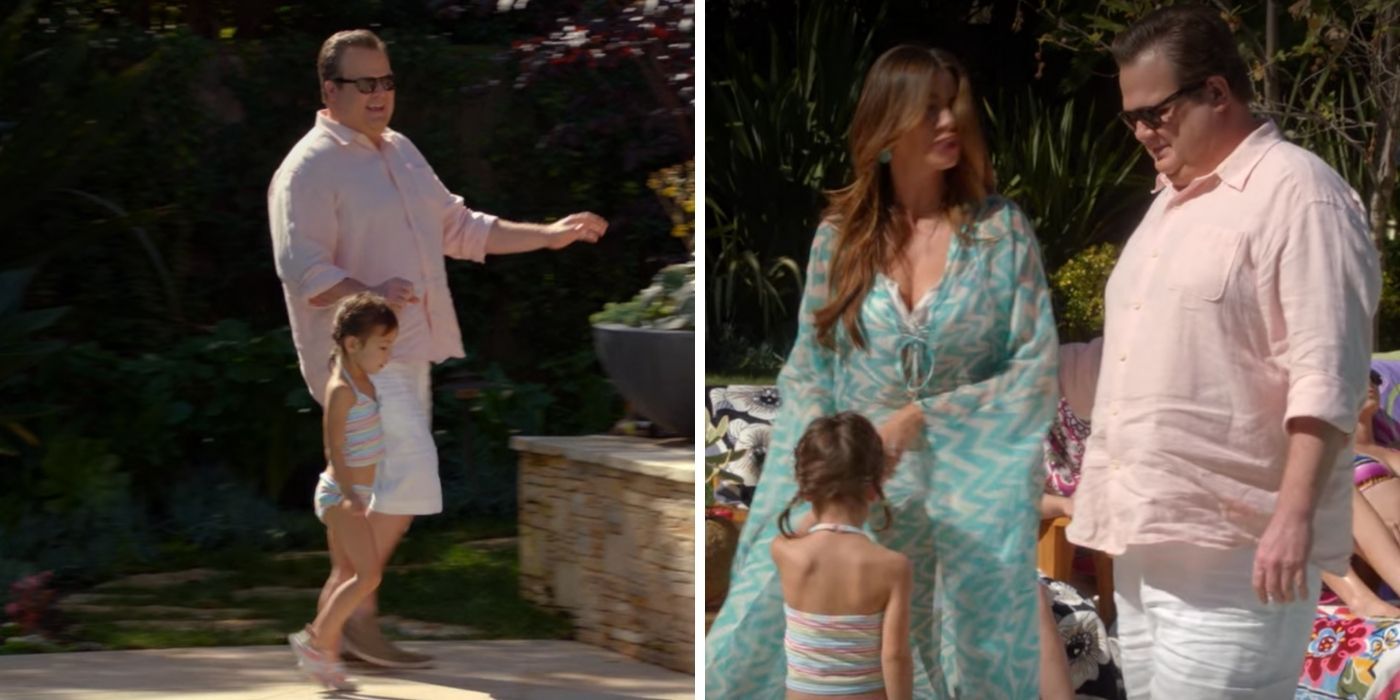 express christmas - modern family by the pool