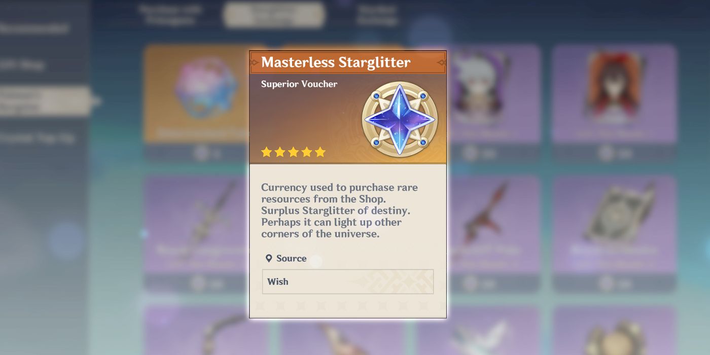 How to Get Masterless Starglitter in Genshin Impact