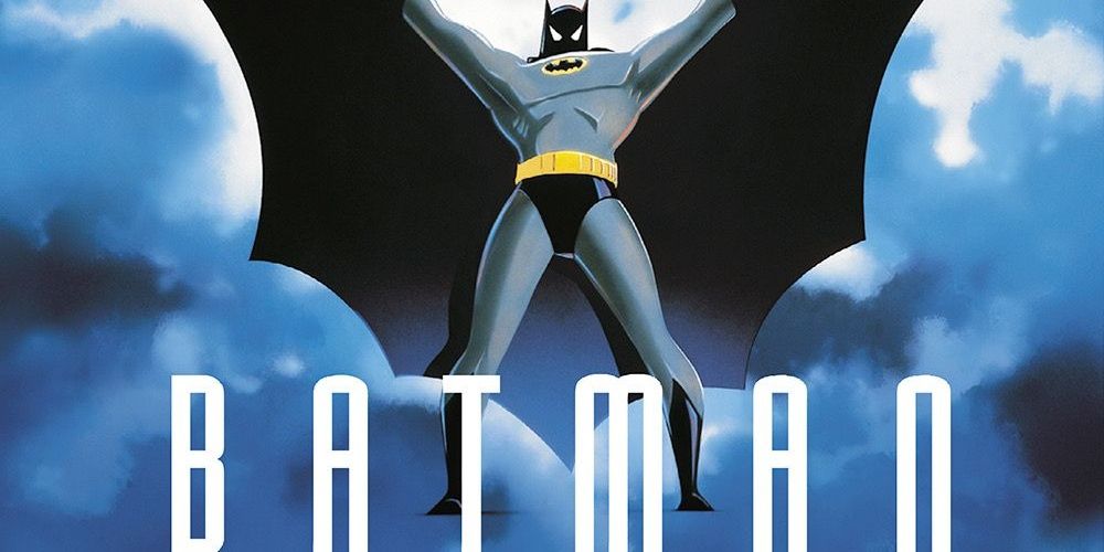 Batman posing on a movie poster