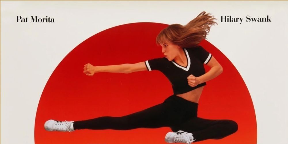 Hilary Swank on the poster for The Next Karate Kid.
