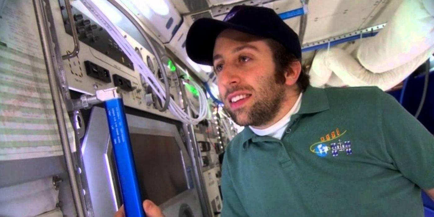 Howard in space in The Big Bang Theory