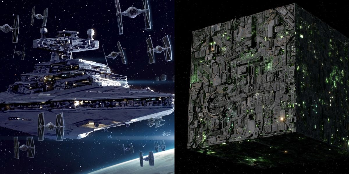 Imperial Fleet versus The Borg Collective Star Wars/Star Trek Crossover