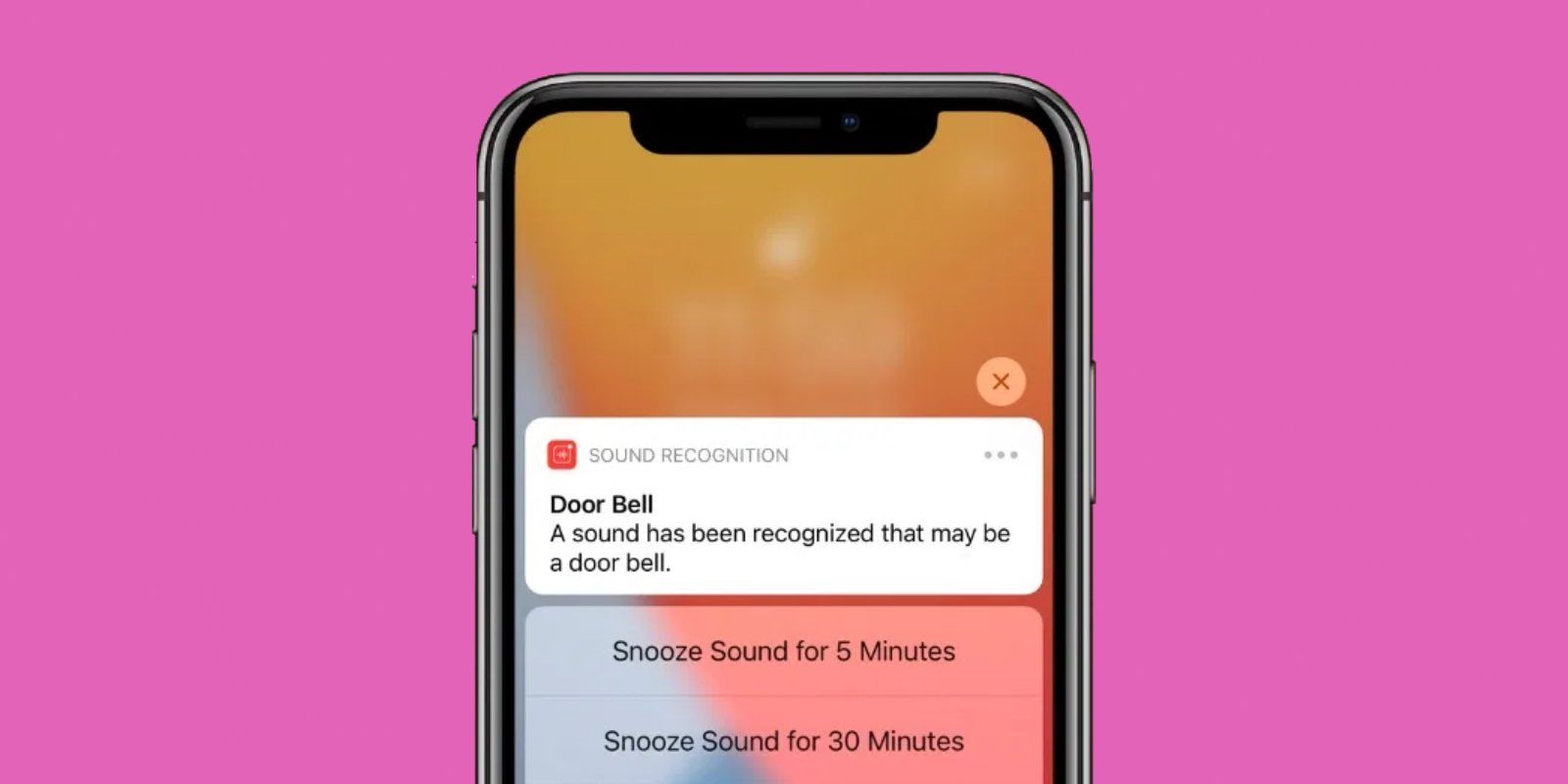 iOS 14 iPhone Sound Recognition Alerts