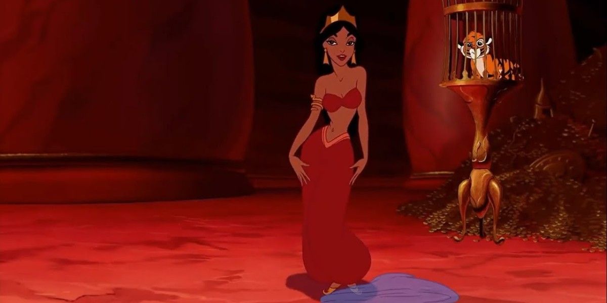 Jasmine as Jafar's slave in Aladdin