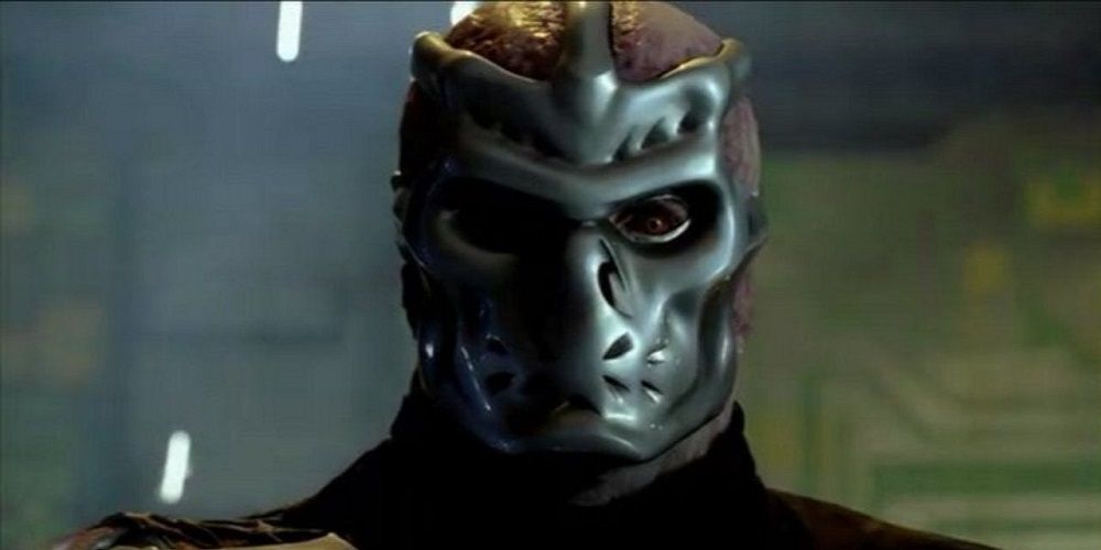 Jason Voorhees with new space armor in in JAson X
