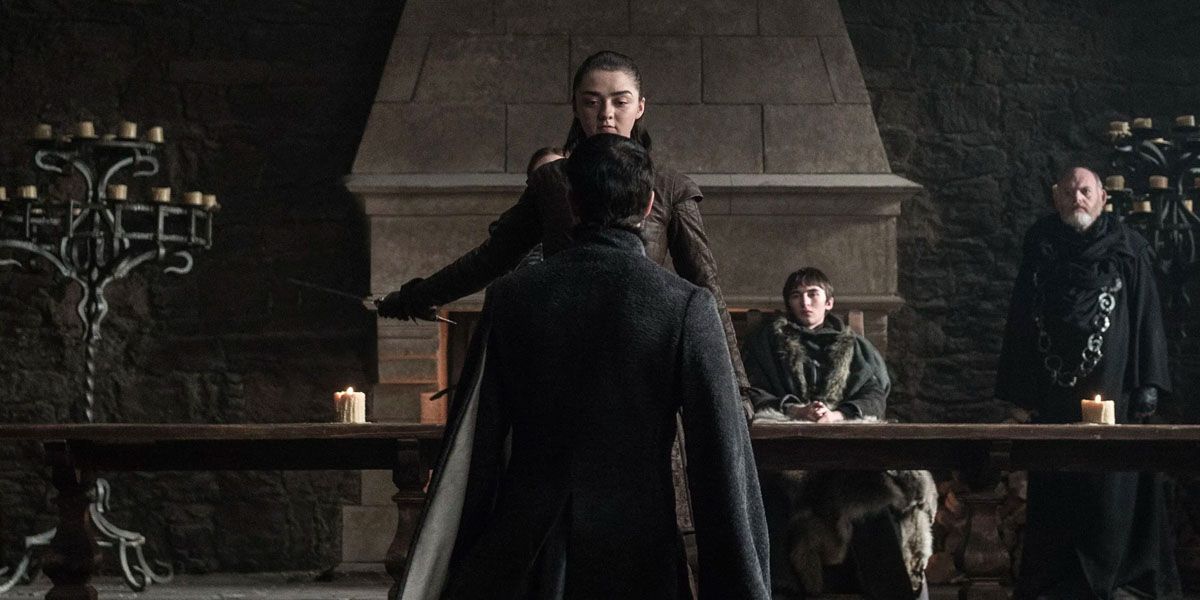 Arya kills Littlefinger in Game of Thrones