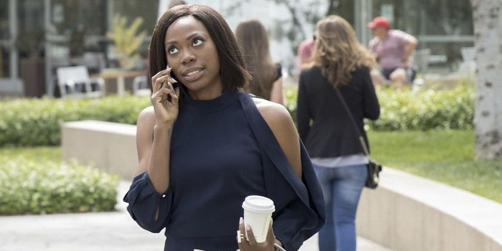 molly on the phone on insecure
