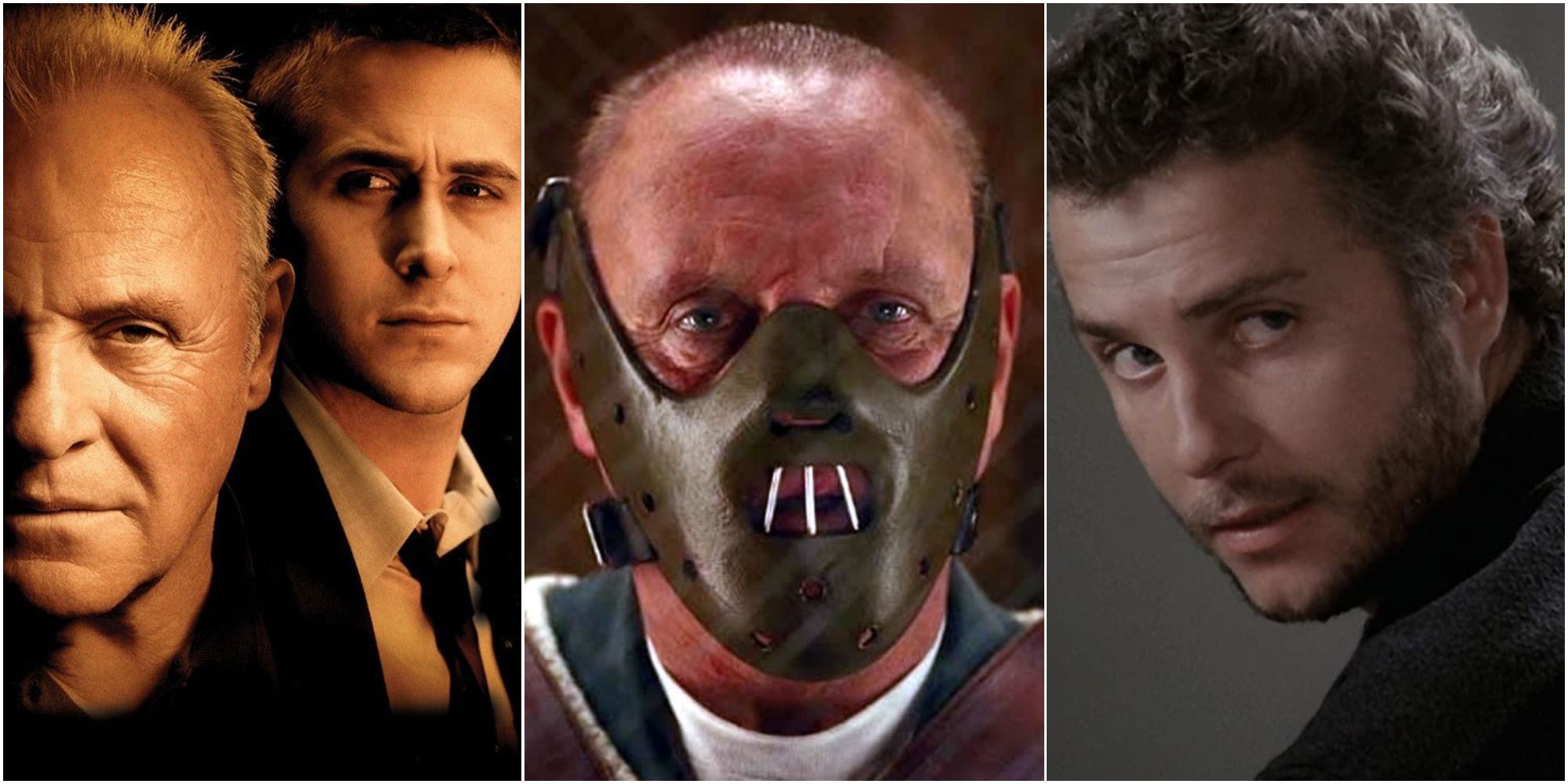 anthony hopkins ryan gosling in fracture, hannibal lecter in red dragon and william petersen in manhunter