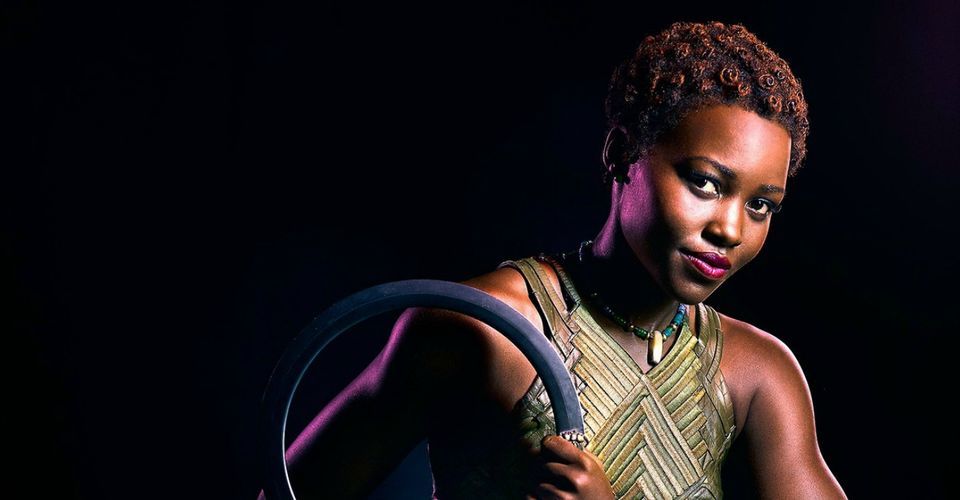 Nakia with ring blades in Black Panther