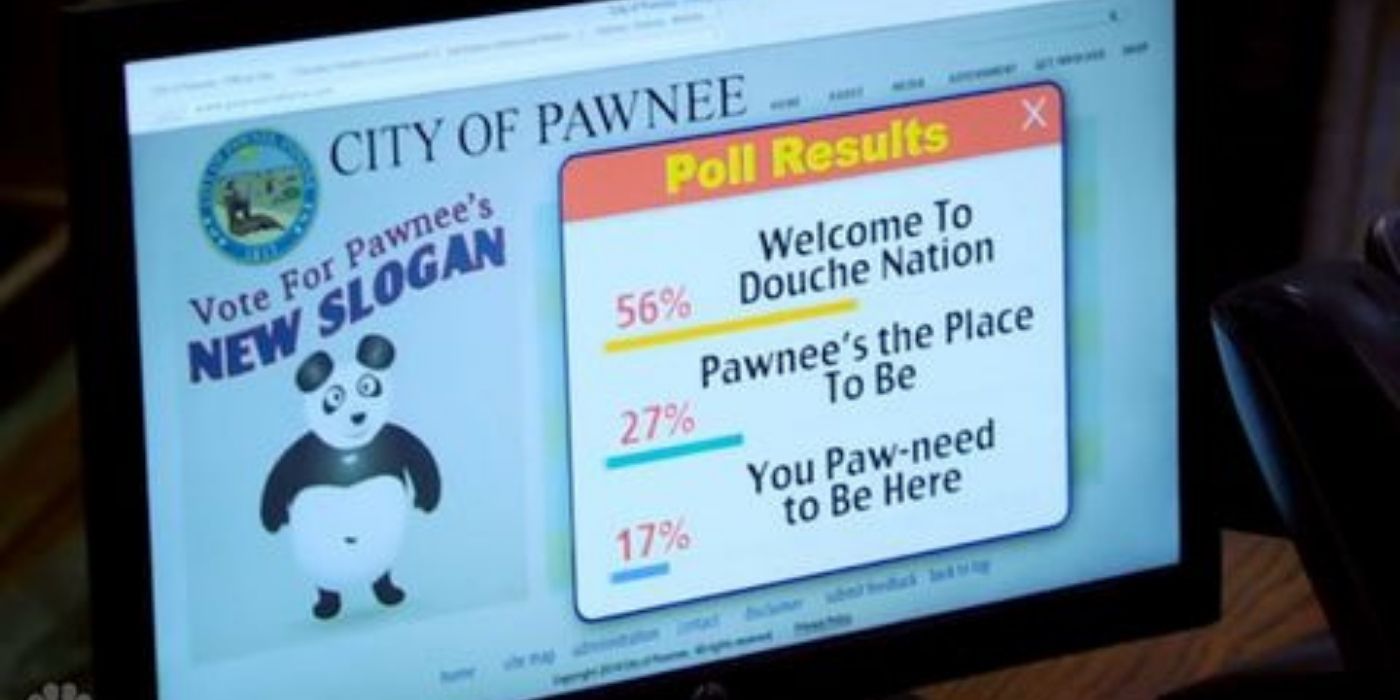 pawnee city slogan voting - parks and rec