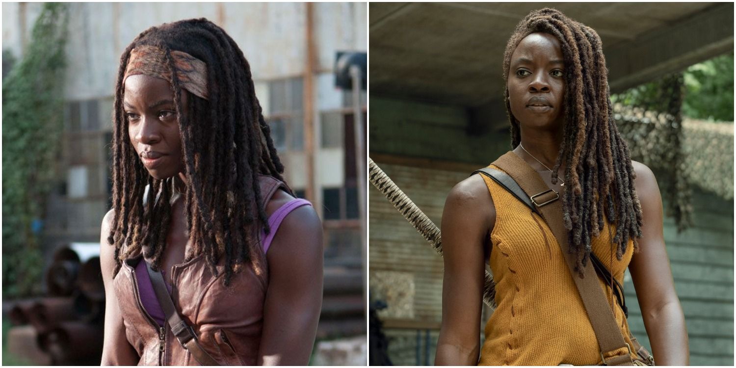 michonne young old walking dead