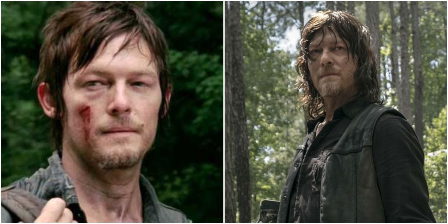 daryl dixon young old walking dead