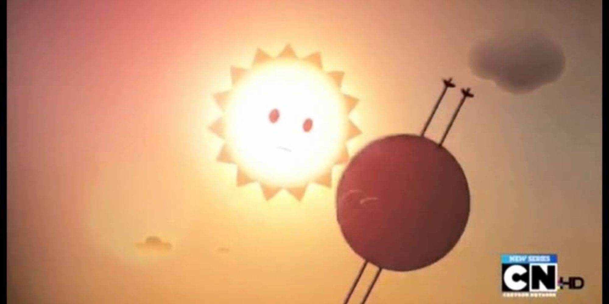 moon passing in front of the sun gumball