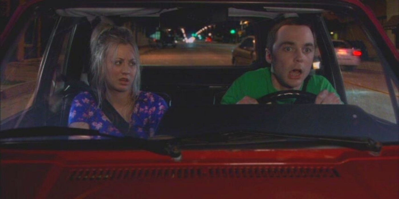 Sheldon drives Penny to the hospital on TBBT