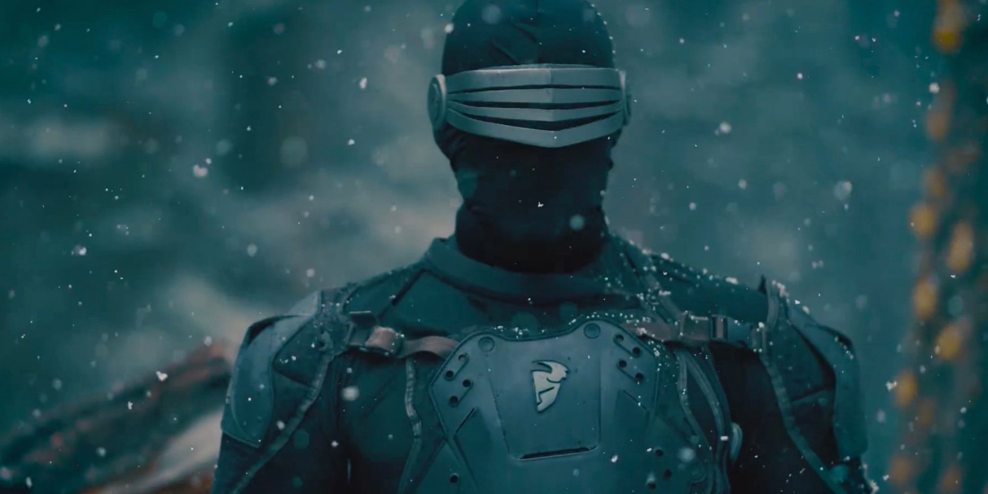 Snake Eyes Stands in the Snow in Perez Fan Film