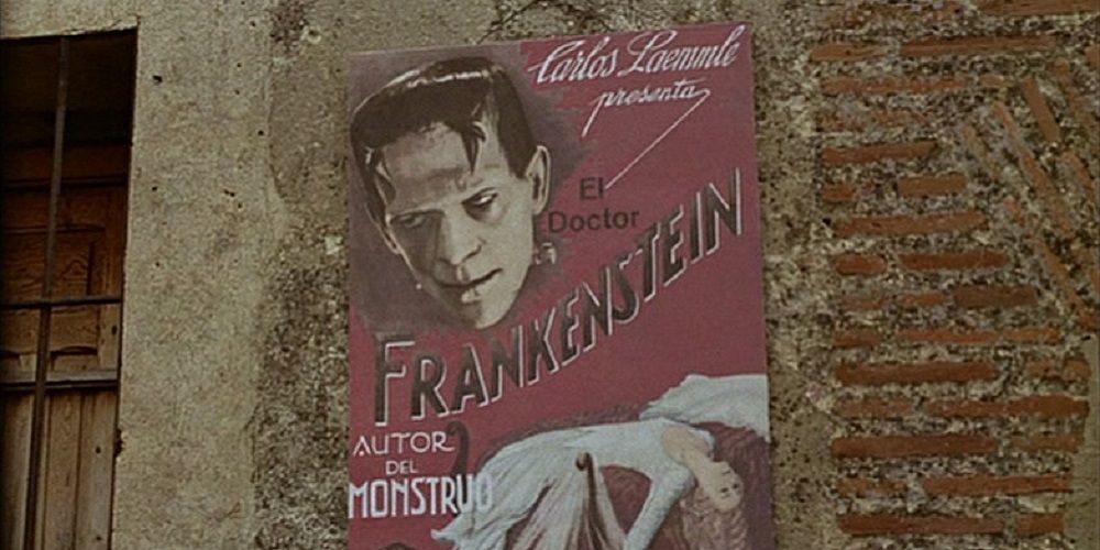 A poster on a wall in The Spirit of The Beehive