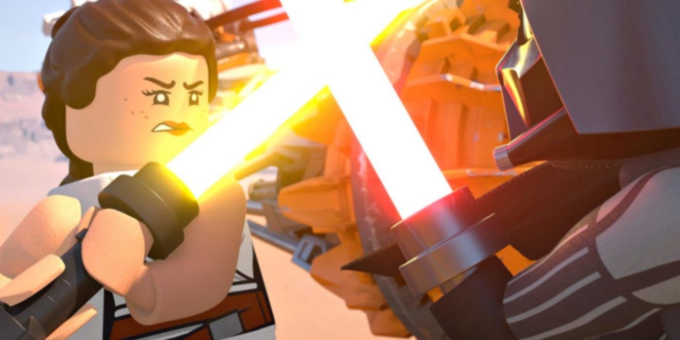 Star Wars: Rey Fights Darth Vader In Holiday Special Image