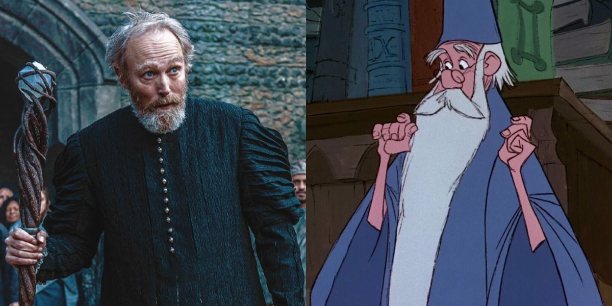 Stregobor The Witcher Disney counterpart Merlin