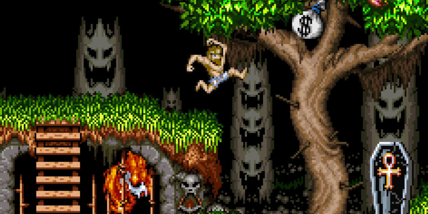 Arthur runs naked through Super Ghouls and Ghosts