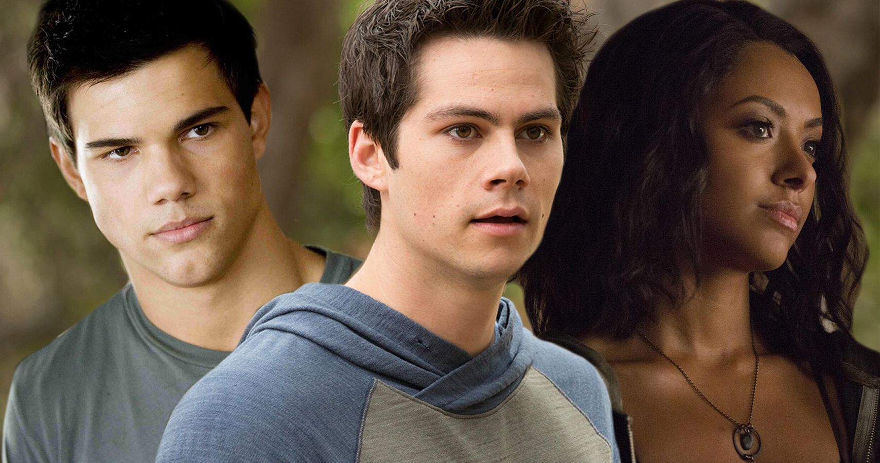 Jacob Black, Stiles and Bonnie in supernatural shows and films