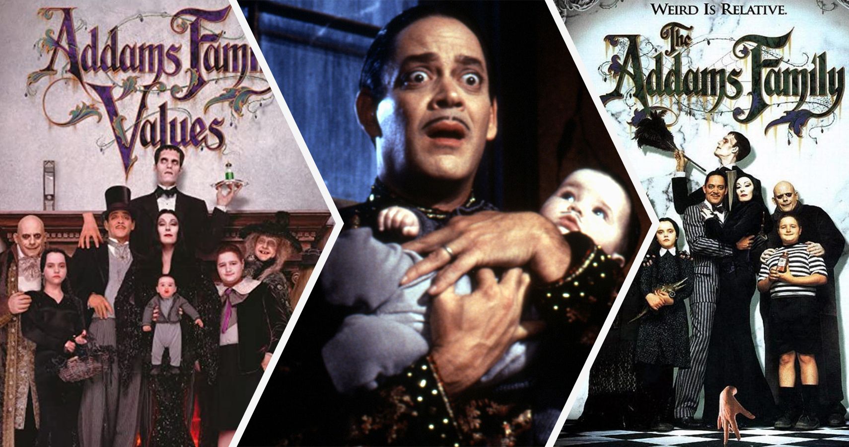 Gomez Addams and Pubert in Addams Family Values