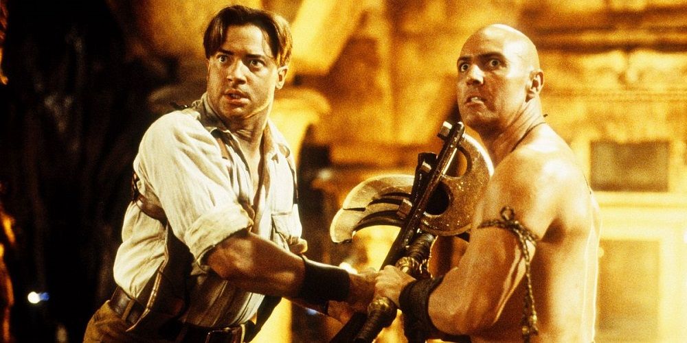 Rick and Imhotep in The Mummy Returns