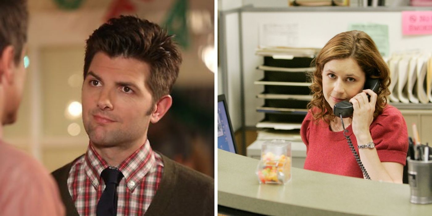 the office x parks and rec - pam and ben