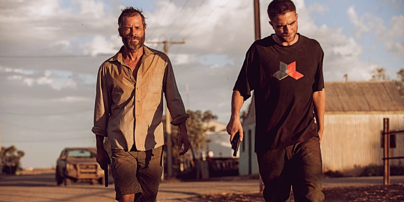 Guy Pearce and Robert Pattinson in The Rover (2014)
