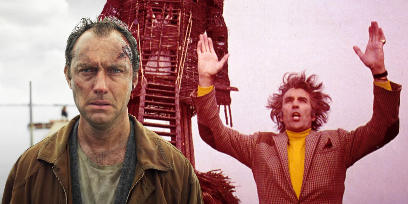 Jude Law in The Third Day and Christopher Lee in The Wicker Man.