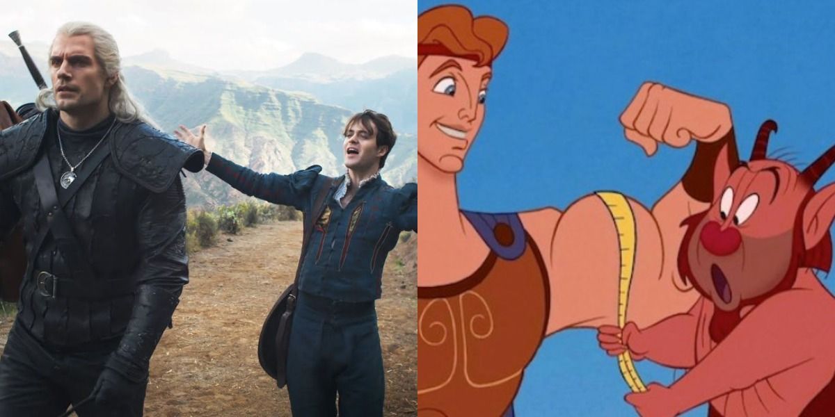 The Witcher and Jaskier Disney counterpart Hercules and Phil