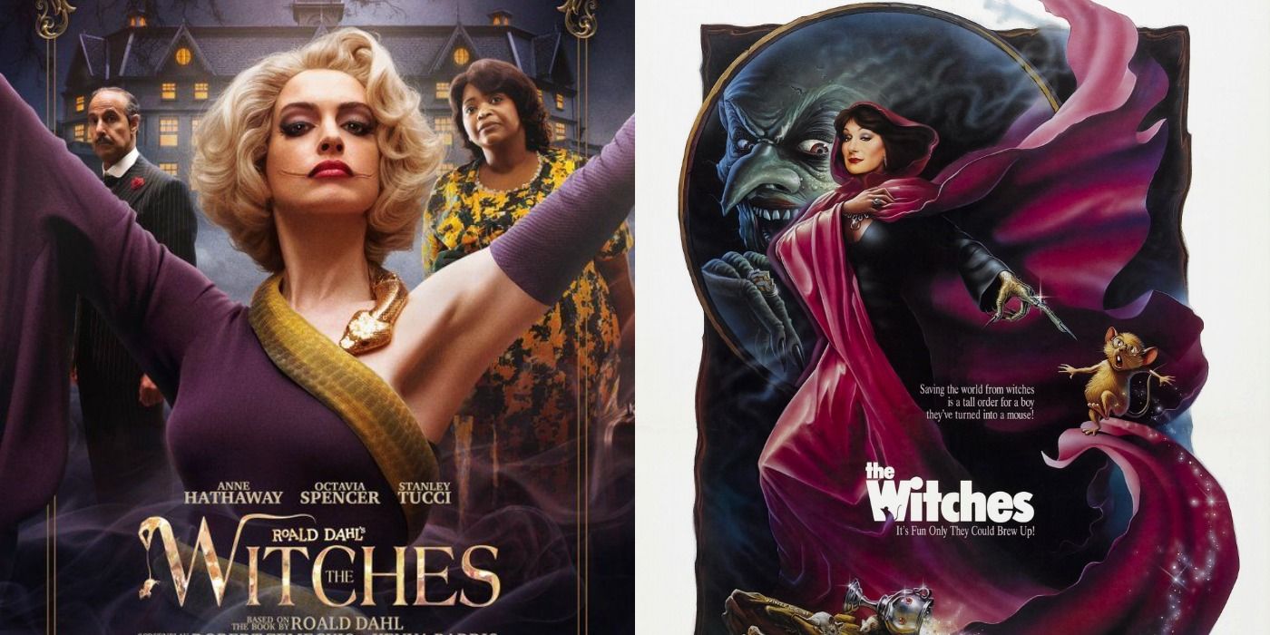 the witches remake 2020 and original 1990