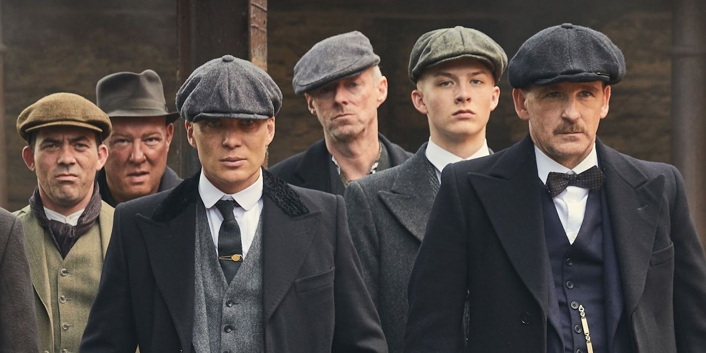 Tommy and Arthur Shelby walking together in Peaky Blinders