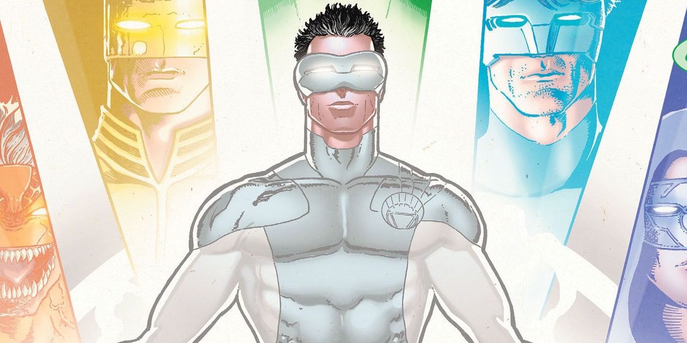 Kyle Rayner as the leader of the White Lantern Corps in DC Comics