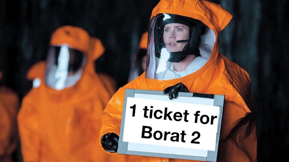 1 Ticket For Borat 2 Meme