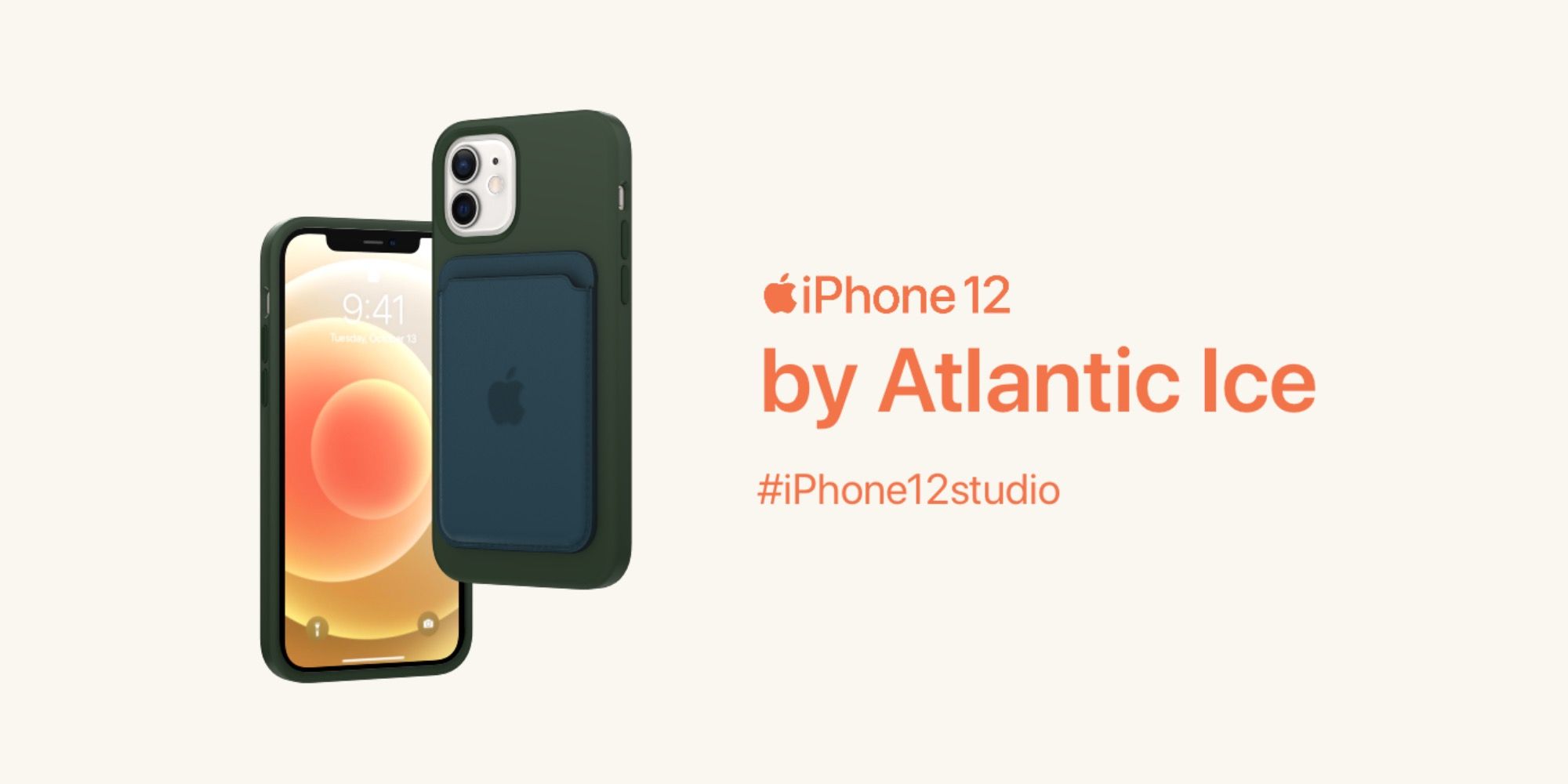 Apple iPhone 12 Studio Atlantic Ice graphic