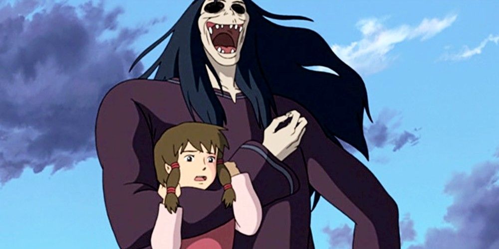 Cob's evil form withering away in Tales From Earthsea