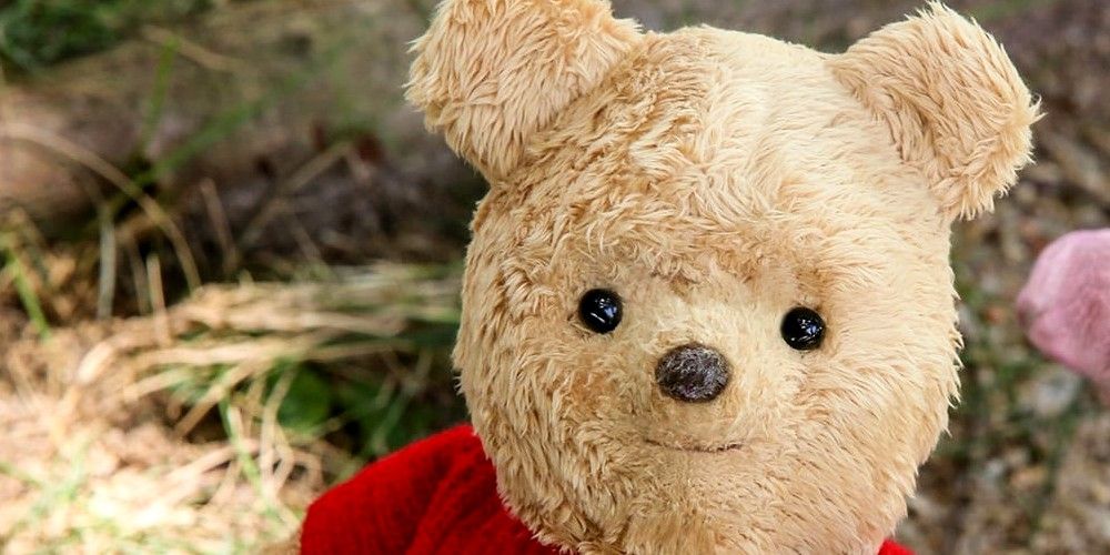 Pooh as he appeared in CGI from Christopher Robin