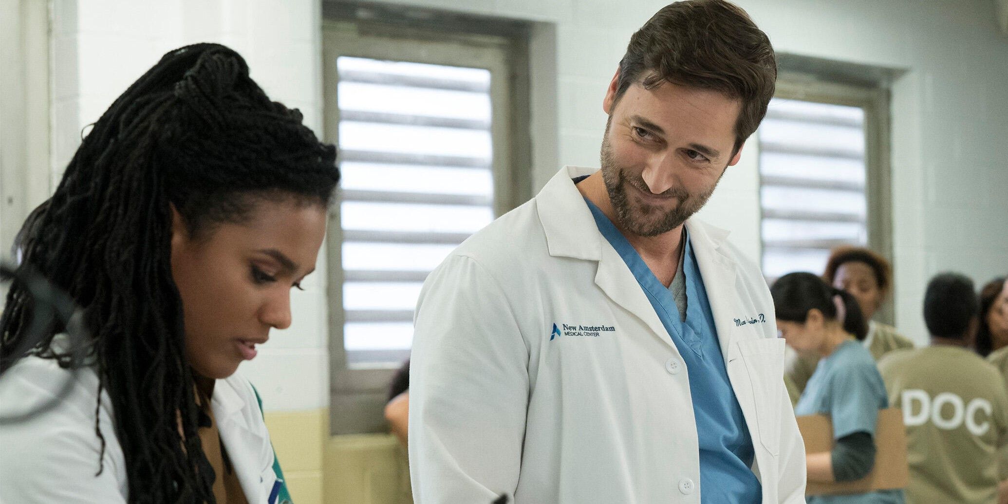 A scene from New Amsterdam