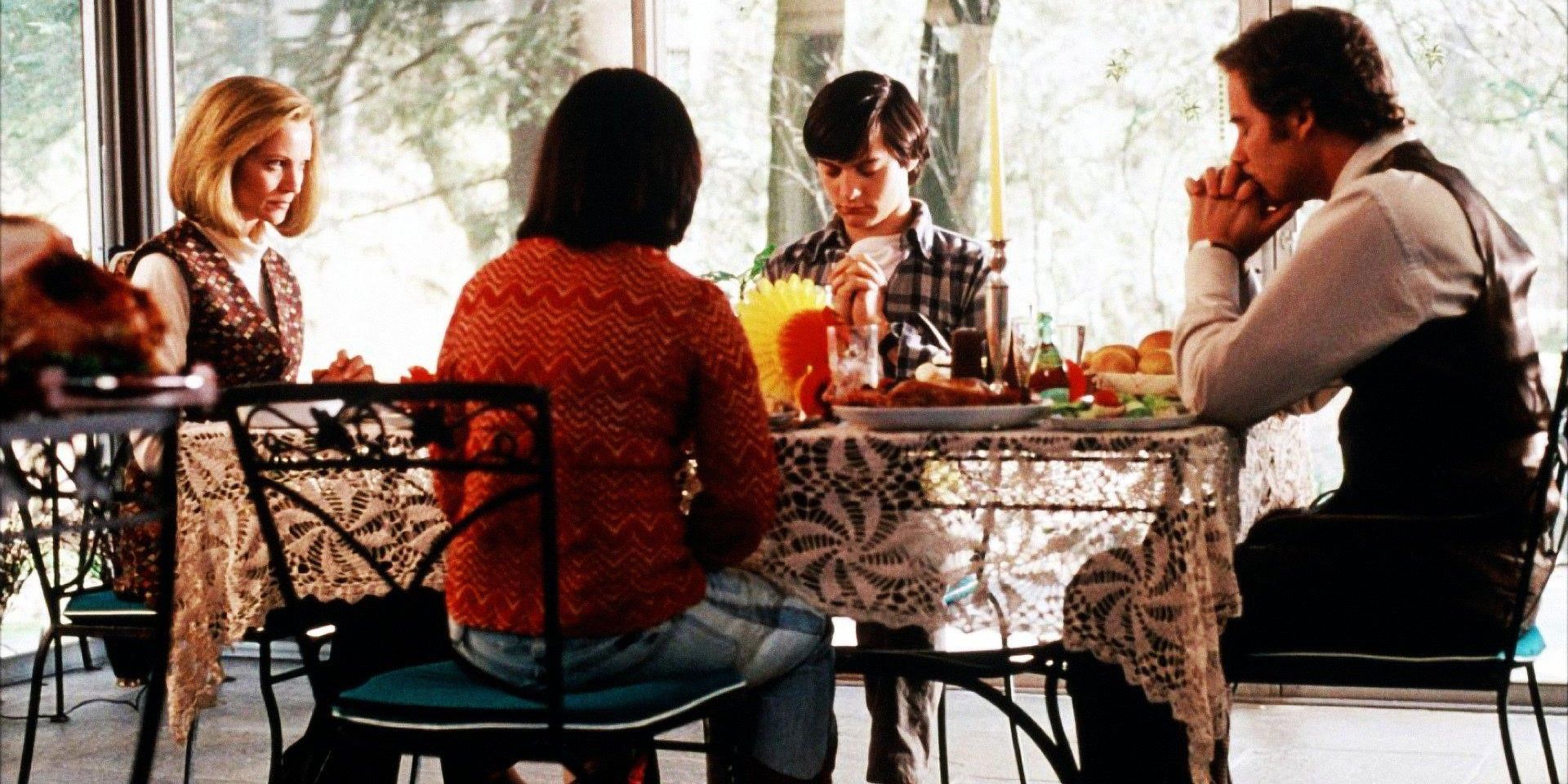 The family at a table in The Ice Storm.